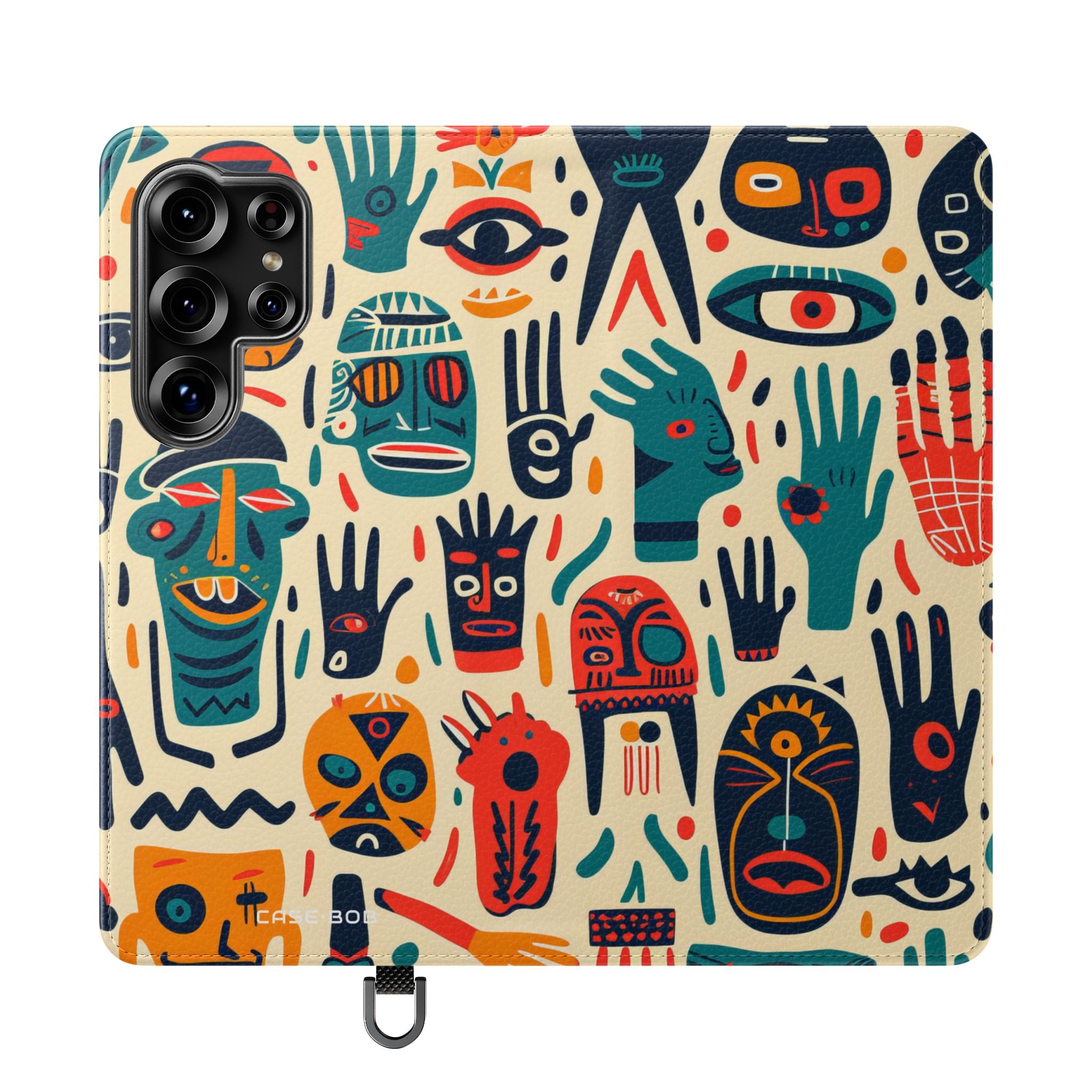 Tribal Faces - Samsung S25 Ultra Case - Wallet