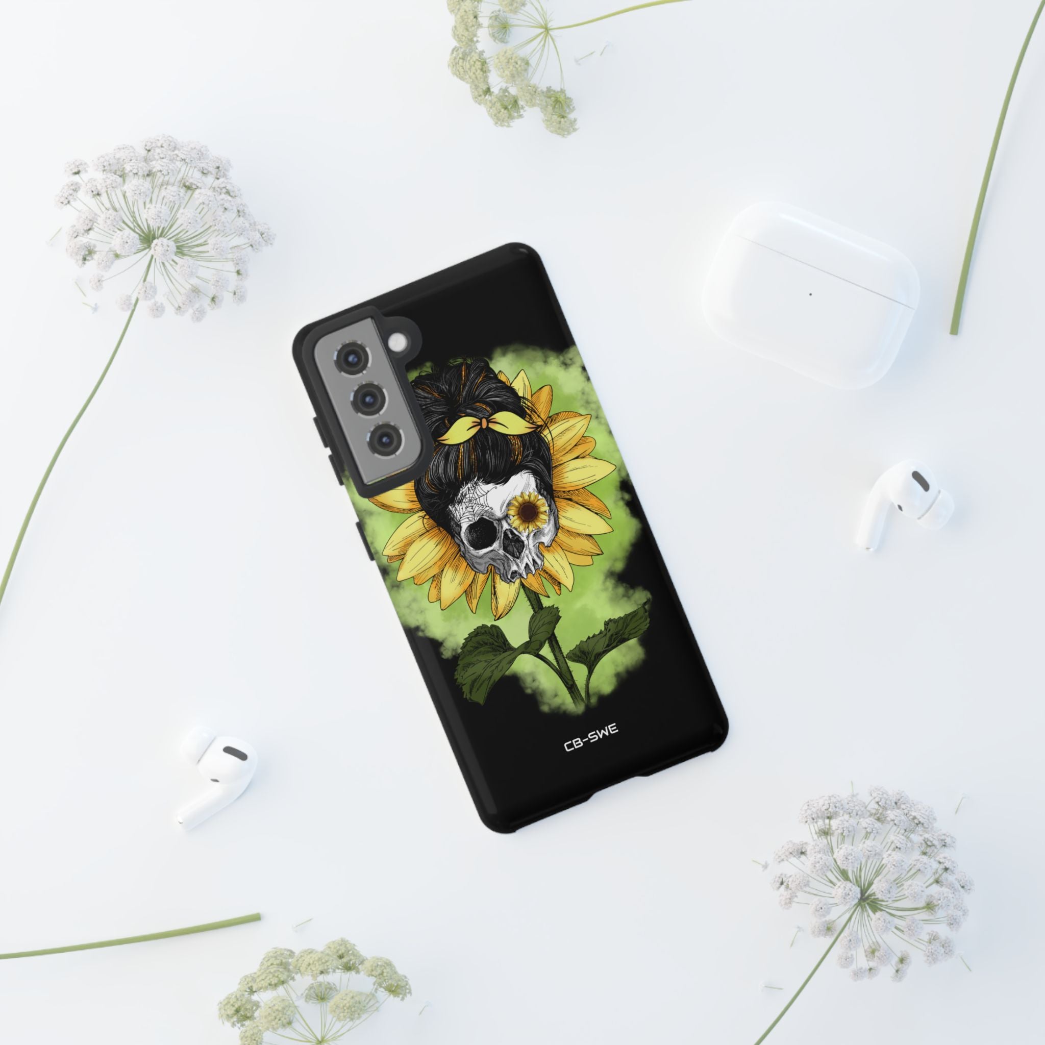 Sunflower Skull Fusion - Samsung Case