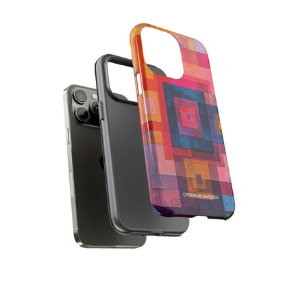 Vibrant Geometry - Tough iPhone 14 Phone Case