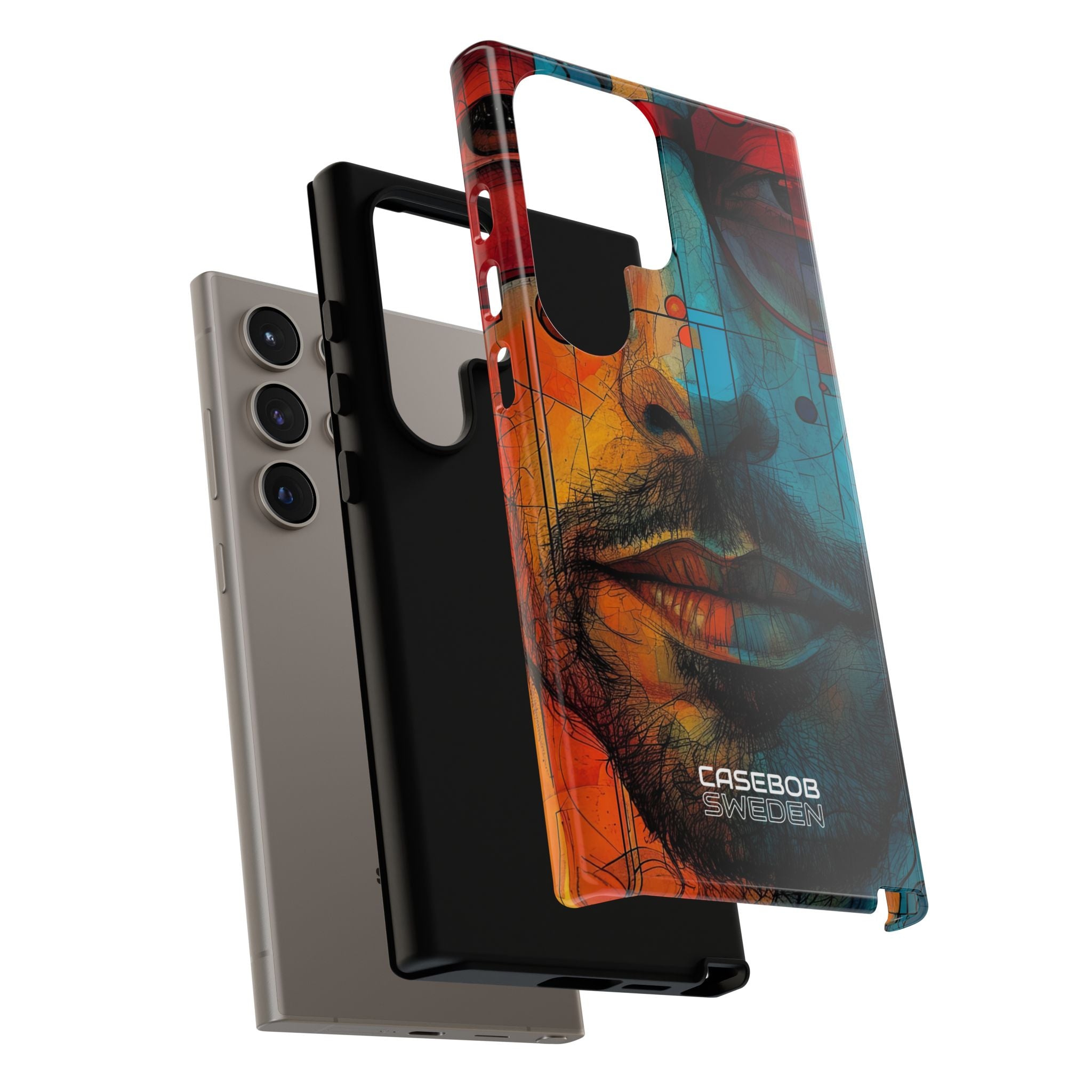 Volto con Occhiali Cubisti Samsung S24 - Tough