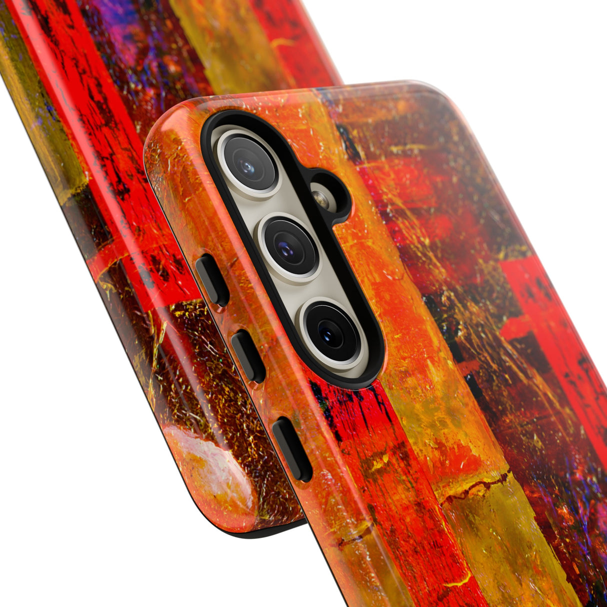 Red Oil Painting - Protective Phone Case