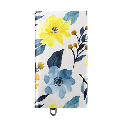 Yellow Blue Blossoms - Samsung S24 Ultra Case - Wallet