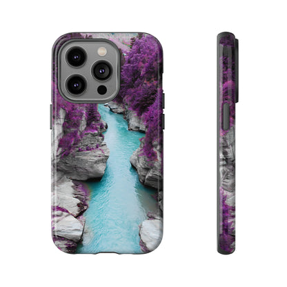 Purple Pine Forest - Protective Phone Case