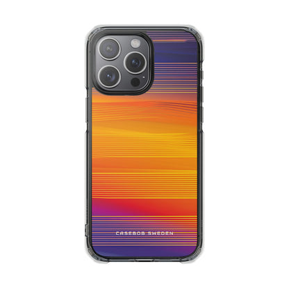 Gradient Sunset Flow iPhone 15 - Clear Impact Phone Case