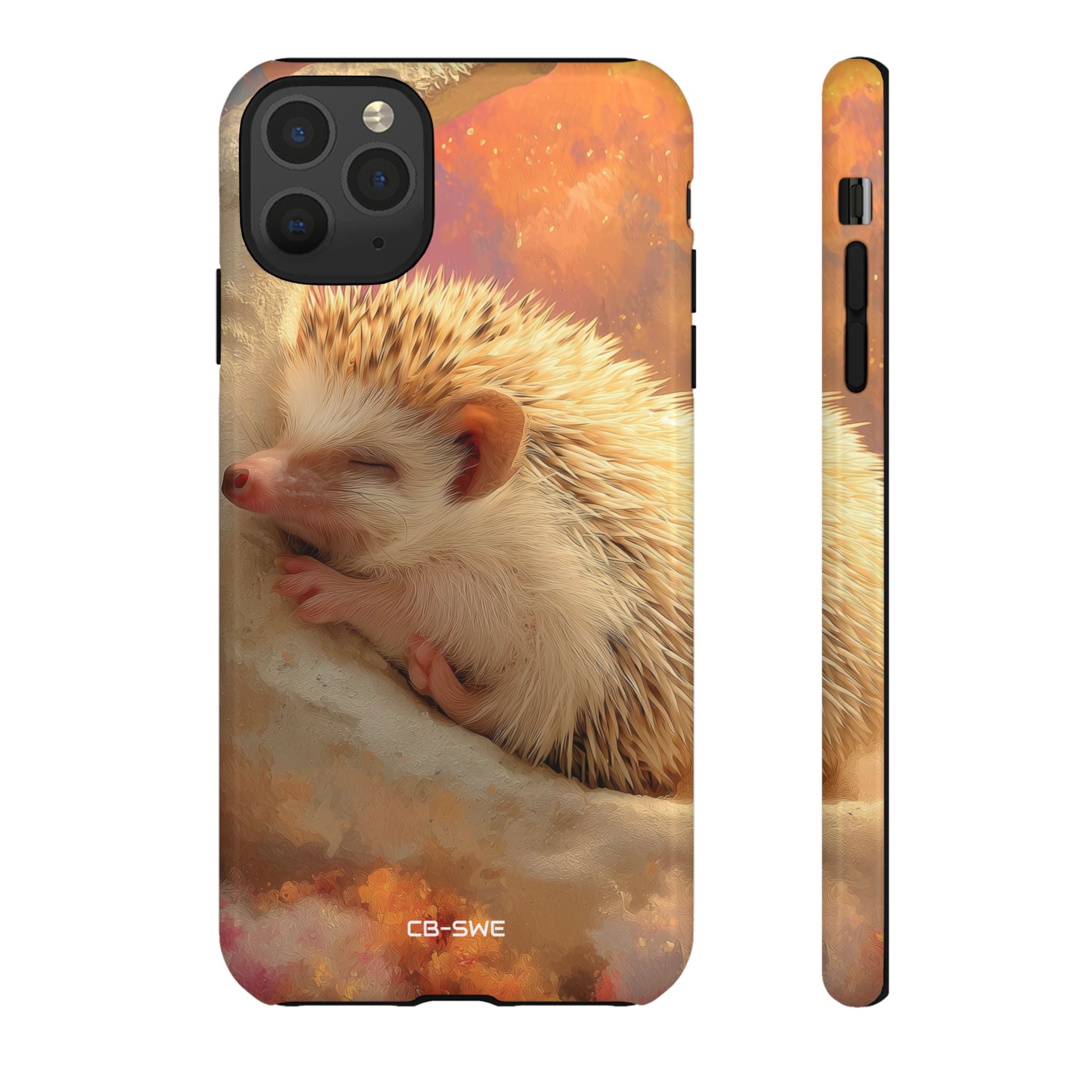 Hedgehog Rests Dreaming - iPhone Case