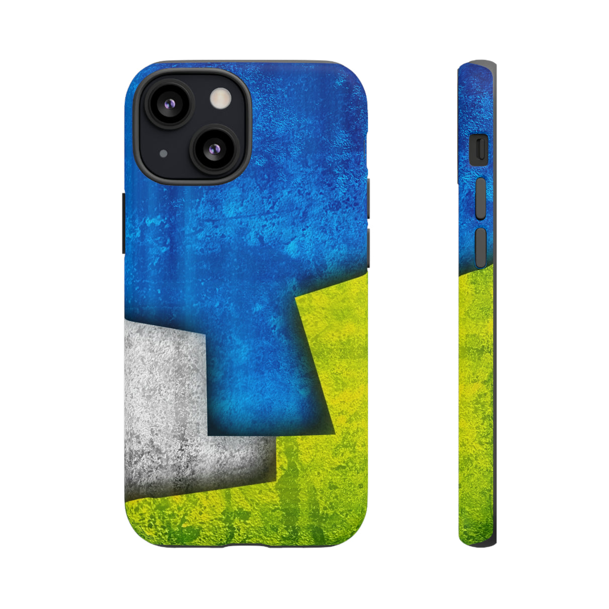 Blue Abstract Art - Protective Phone Case