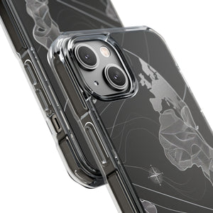 Fluid Earth Harmony - Phone Case for iPhone (Clear Impact - Magnetic)