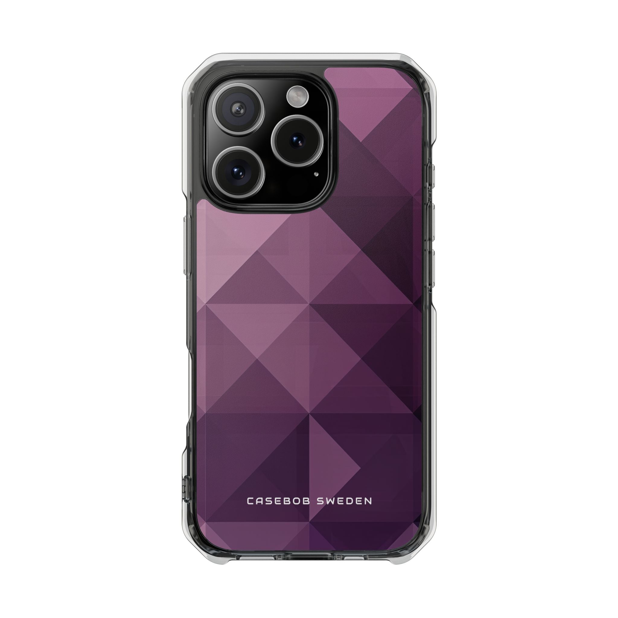 Gradient Purple Mosaic iPhone 16 - Clear Impact Phone Case