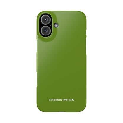 Olive Green - Slim iPhone 16 Phone Case