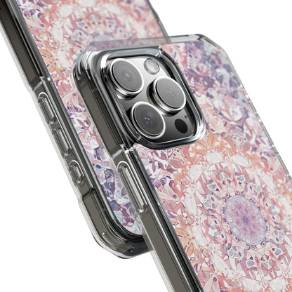 Purple Pink Mandala - Clear Impact iPhone 16 Phone Case