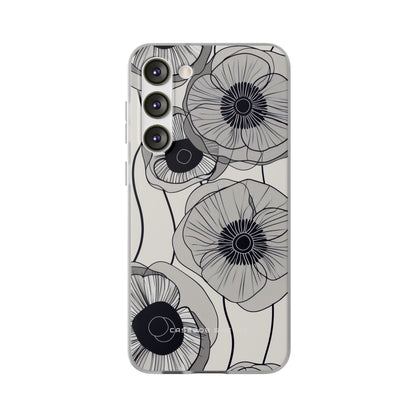 Modern Minimalist Flowers Samsung S23 - Flexi Phone Case