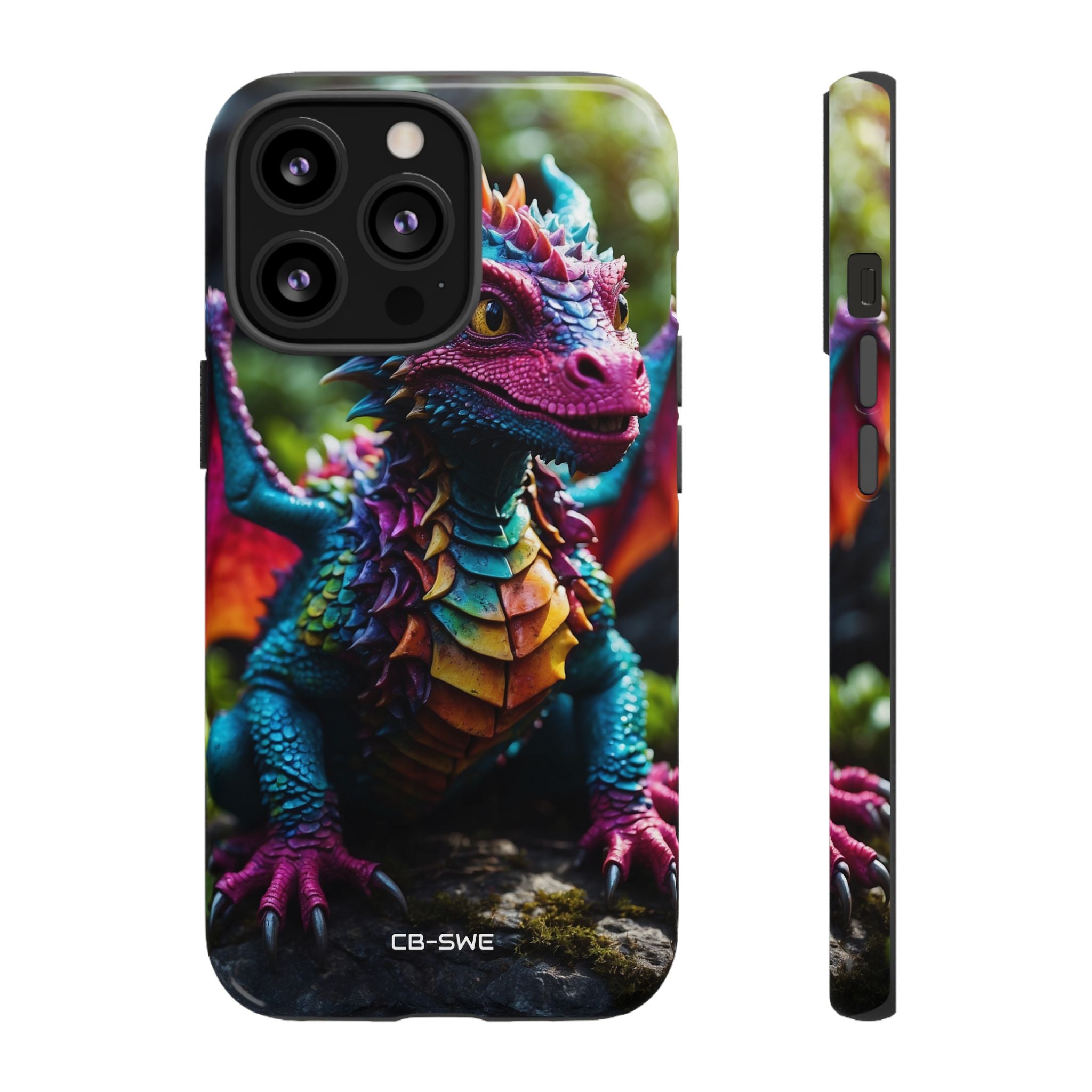 Friendly Dragon Smiles - iPhone Case