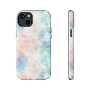 Geometric Intricacy: Pastel Precision - Protective Phone Case