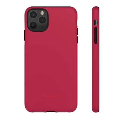 Bright Red Maroon - Protective Phone Case