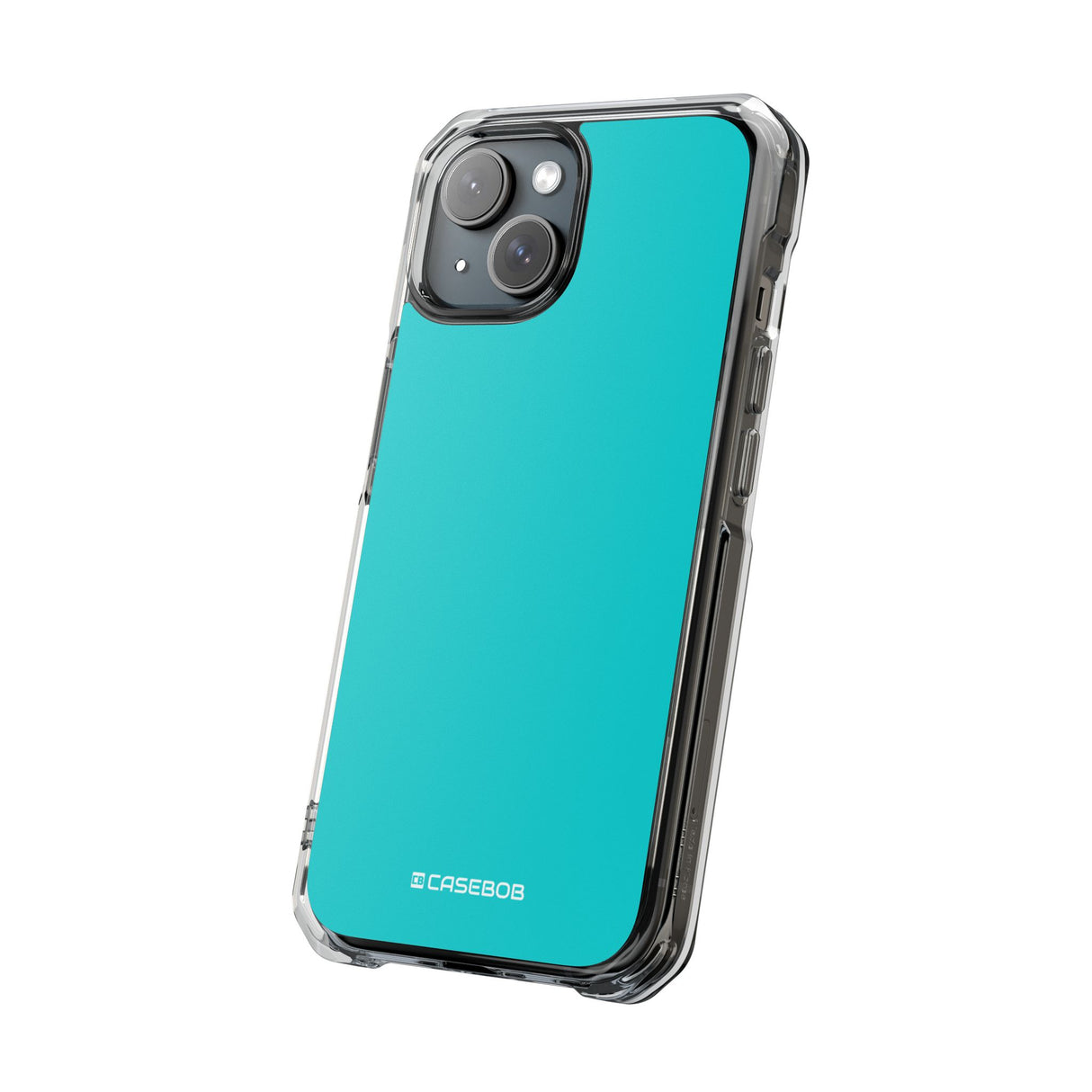 Dark Turquoise | Phone Case for iPhone (Clear Impact Case - Magnetic)