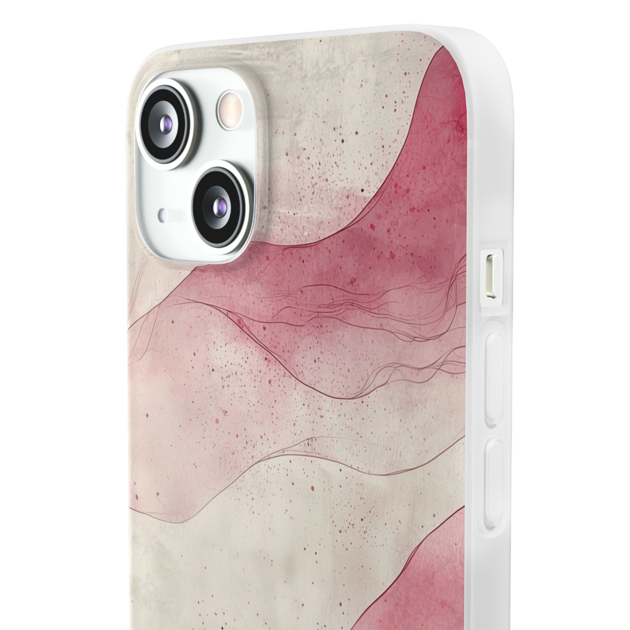 Crimson Waves iPhone 13 - Soft