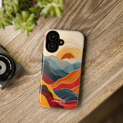 Sunlit Ridges iPhone 16 Case - Tough