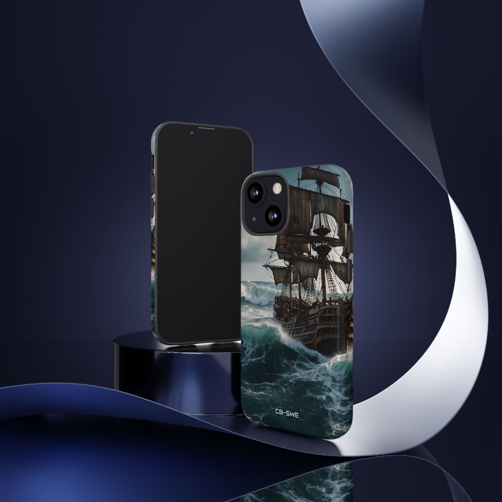 Ship Faces Waves - iPhone Case