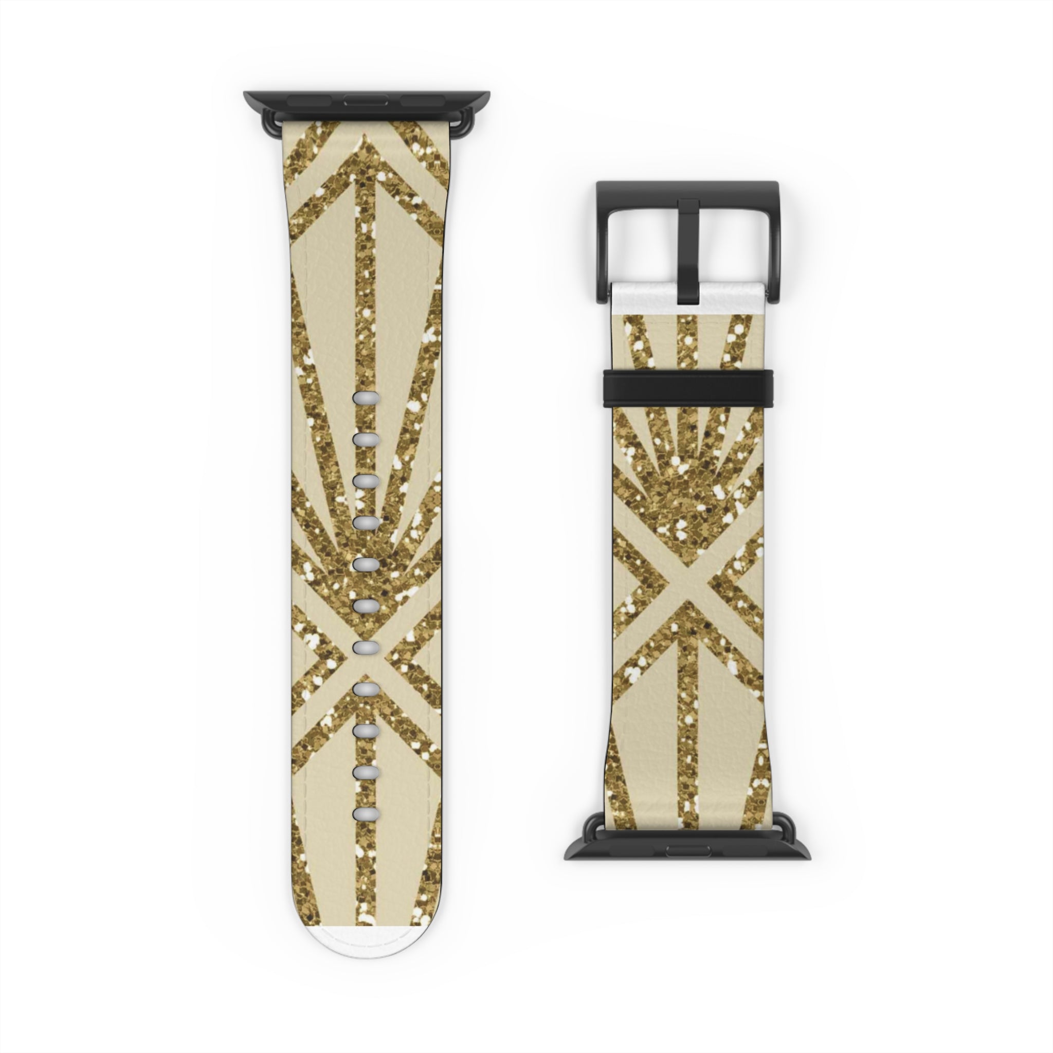 Golden Fan Sparkle - Watch Band