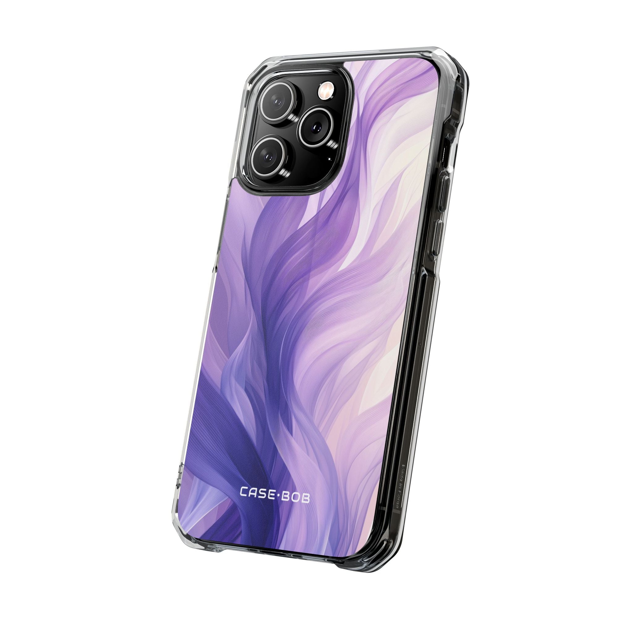 Purple Ribbon Waves iPhone 14 Pro Max Case - Impact