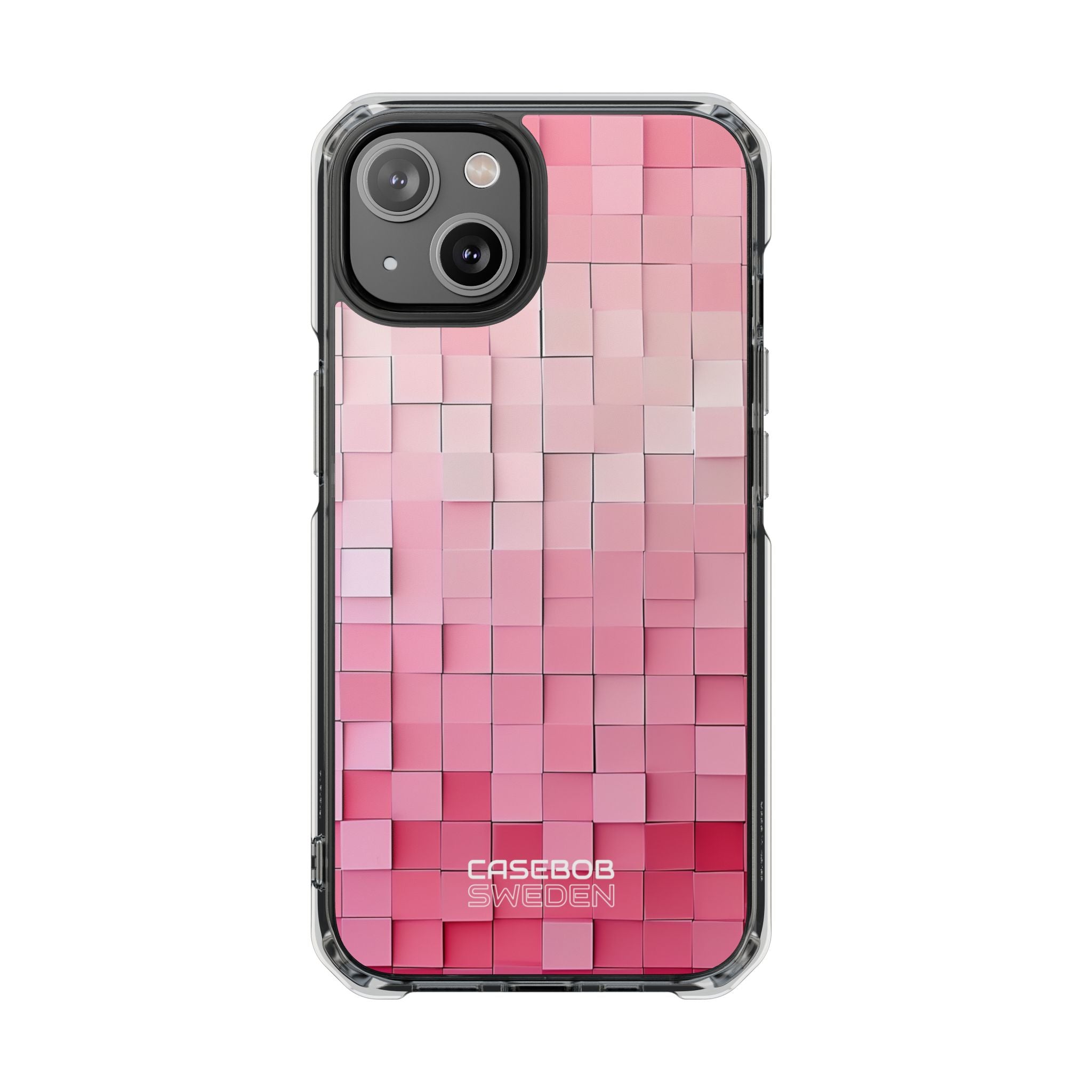 Pink Mosaic Glow iPhone 14 - Impact Clear+