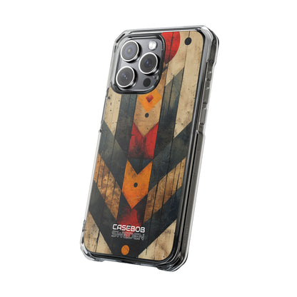 Geometric Fire Rise iPhone 15 - Impact Clear+