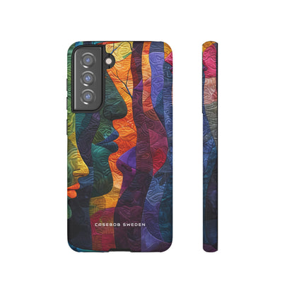 Harmonized Faces and Nature Fusion  Samsung S21 - Tough Phone Case