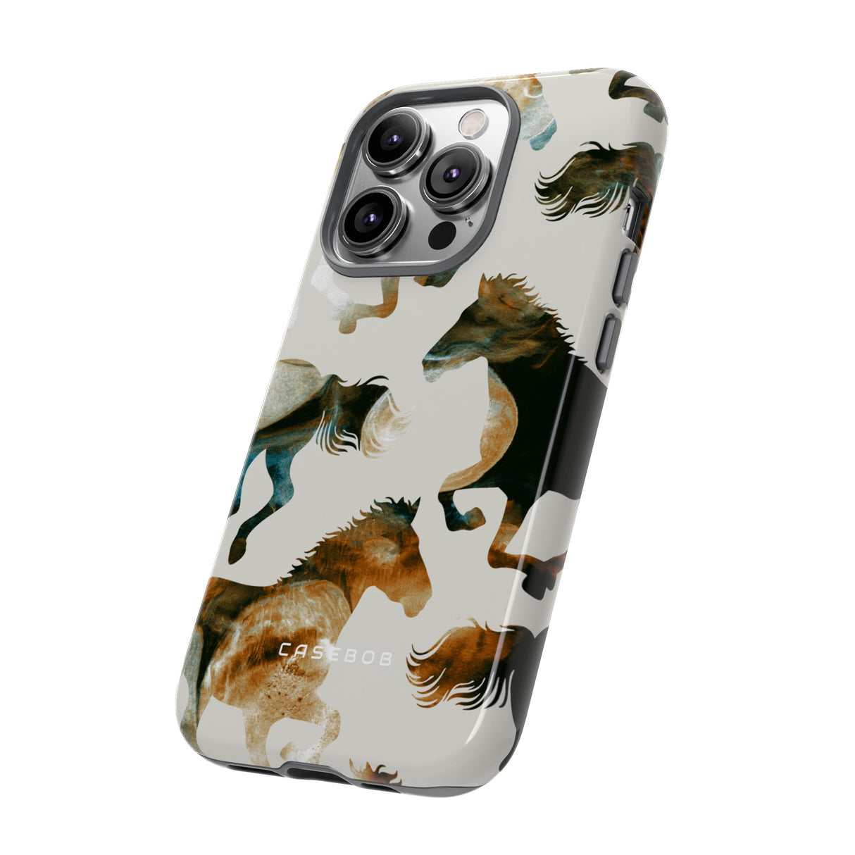 Tie Dye Horses - Protective Phone Case