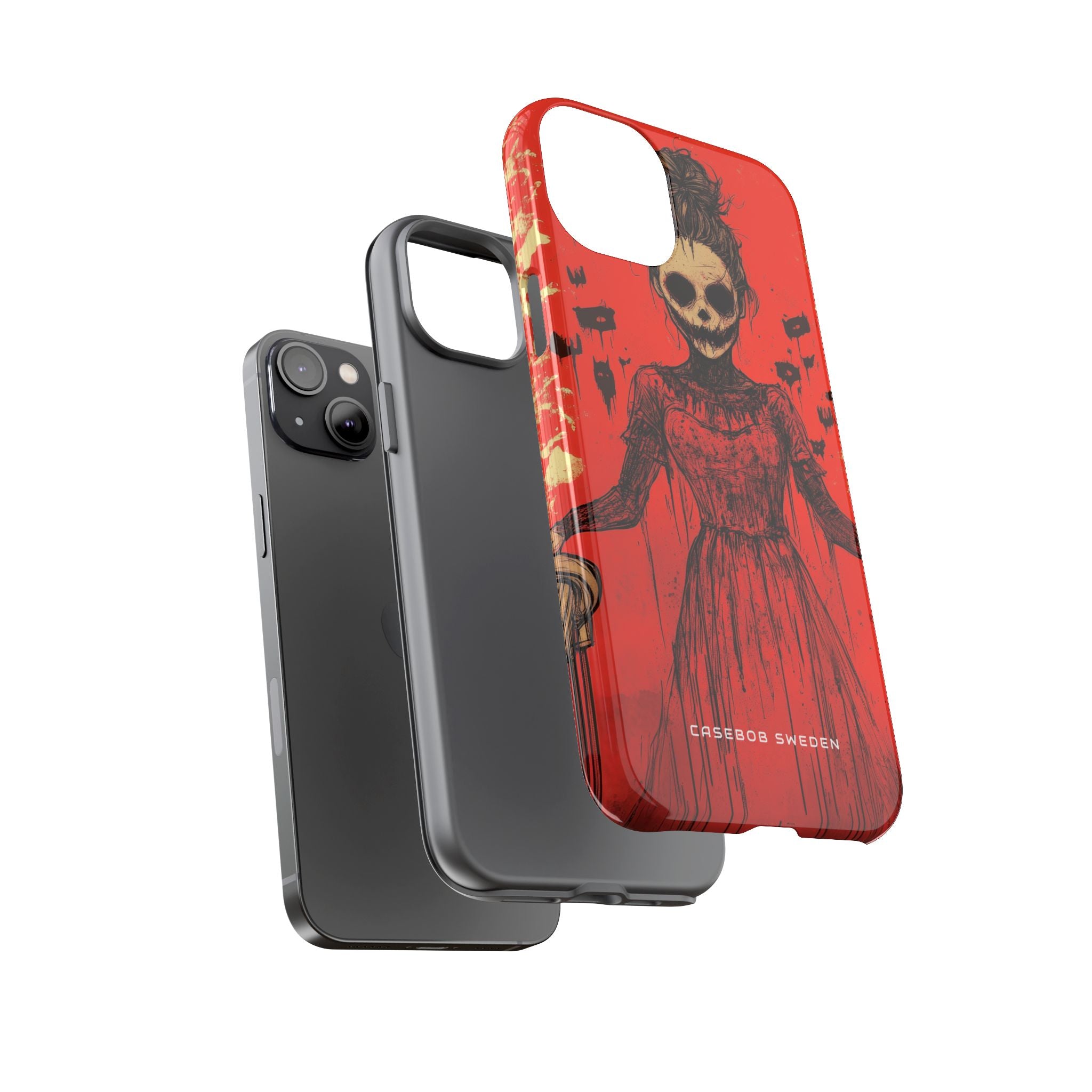 Haunting Scarlet Descent iPhone 14 - Tough Phone Case