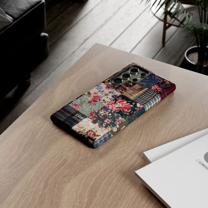 Trapunta patchwork floreale Samsung S23 - Tough