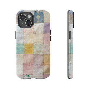 Pastel Quilt Patchwork - Protective Phone Case