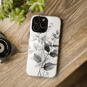 Botanical Elegance in Monochrome - for iPhone 16