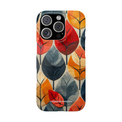 Autumn Leaf Design - Slim iPhone 16 Phone Case