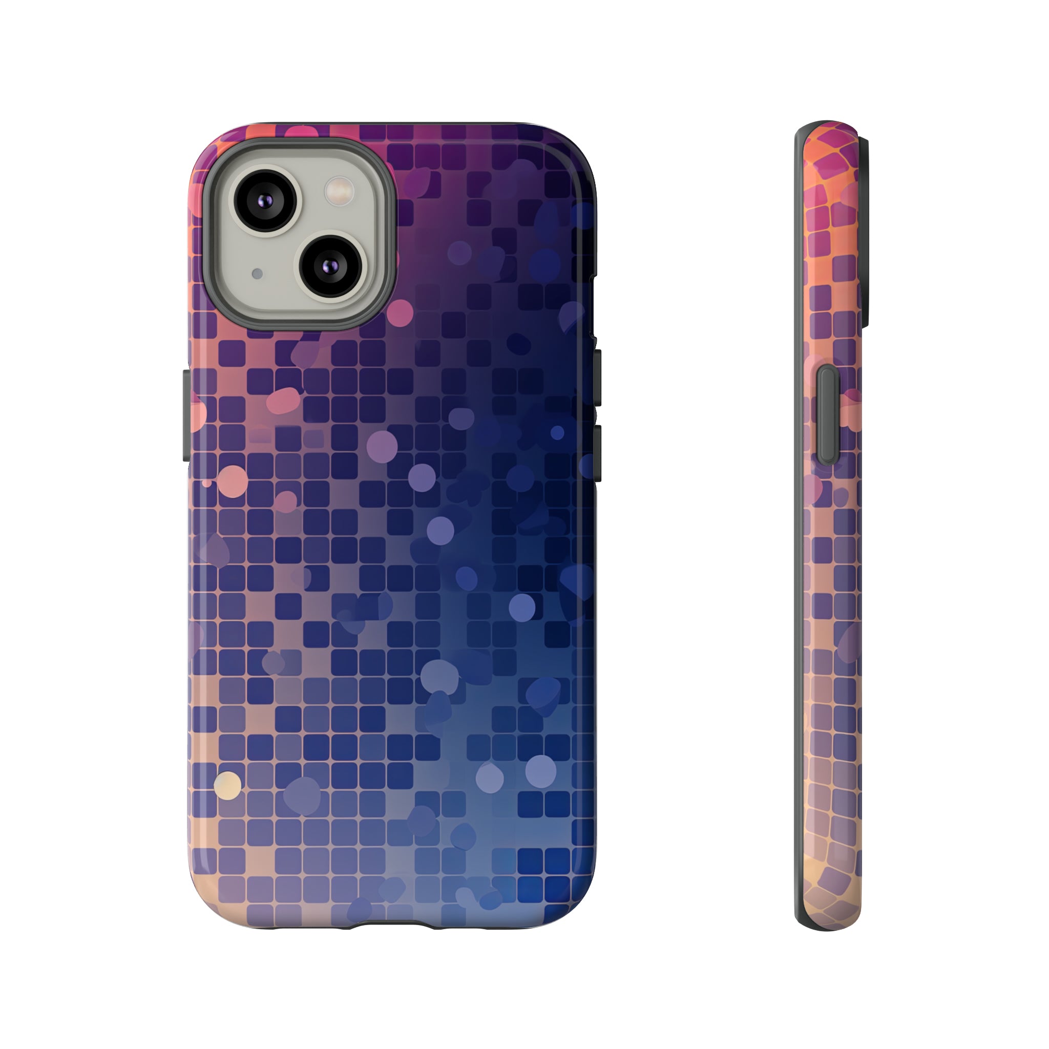 Azure Square: Blue Gradient - Protective Phone Case