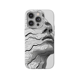 Topographic Serenity | Flexible Phone Case for iPhone