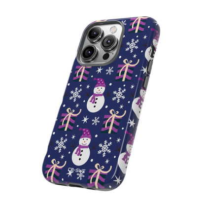 Snowmen Gift Giving - iPhone Case