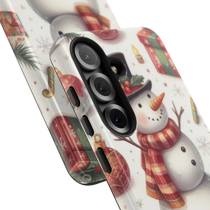 Snowman Wears Scarf - Samsung Case