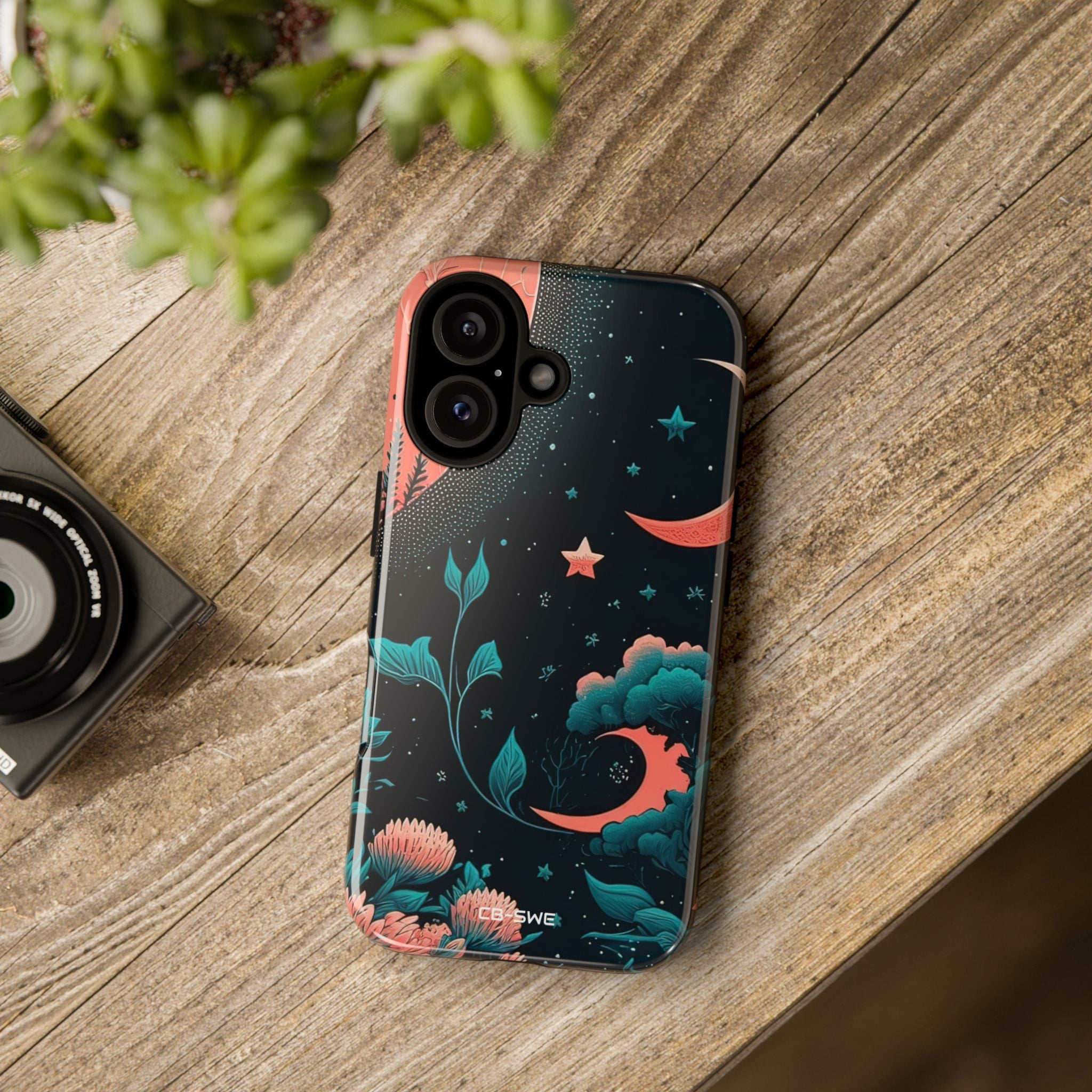 Cosmic Floral Dreams - iPhone Case