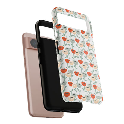 Minimalist Floral Elegance - Google Pixel Case