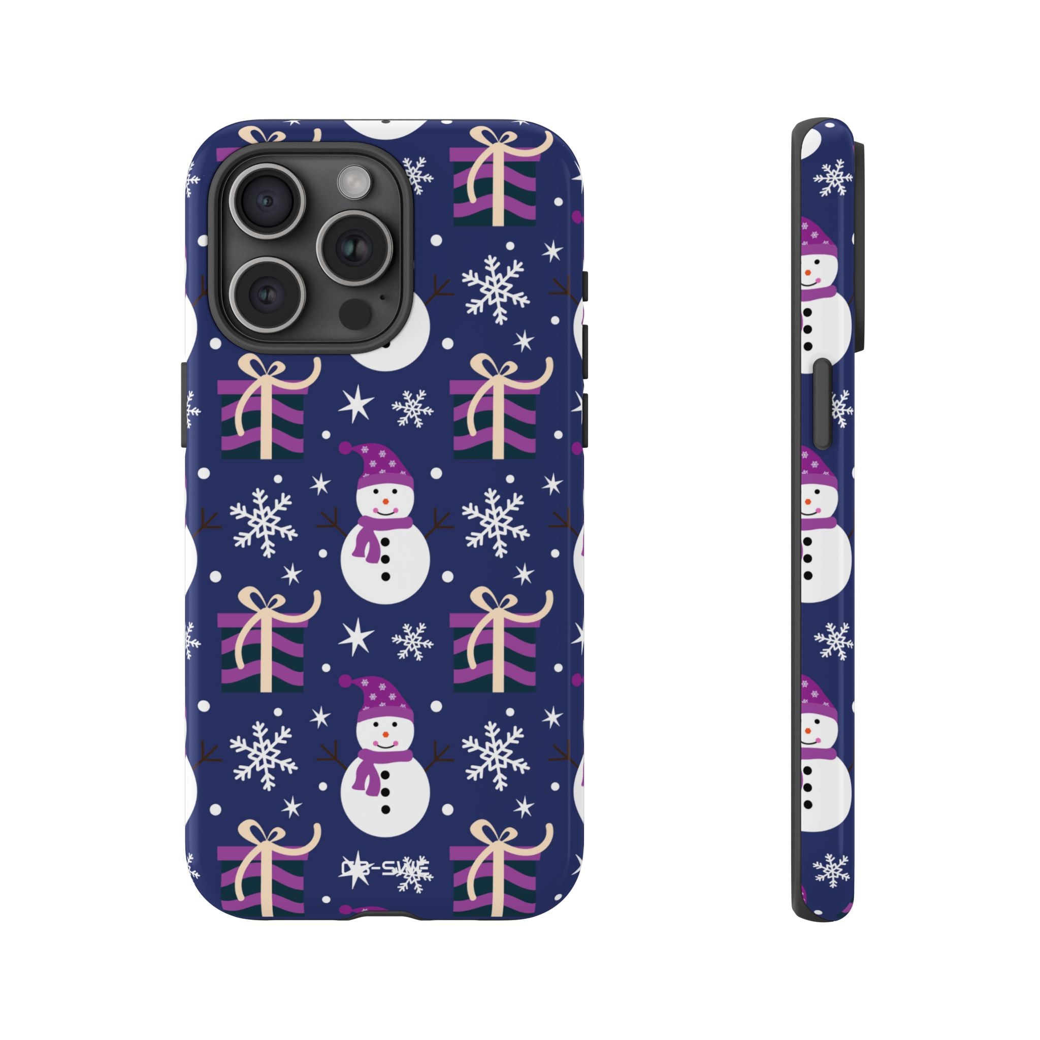 Snowmen Gift Giving - iPhone Case