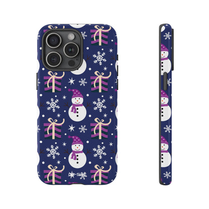 Snowmen Gift Giving - iPhone Case