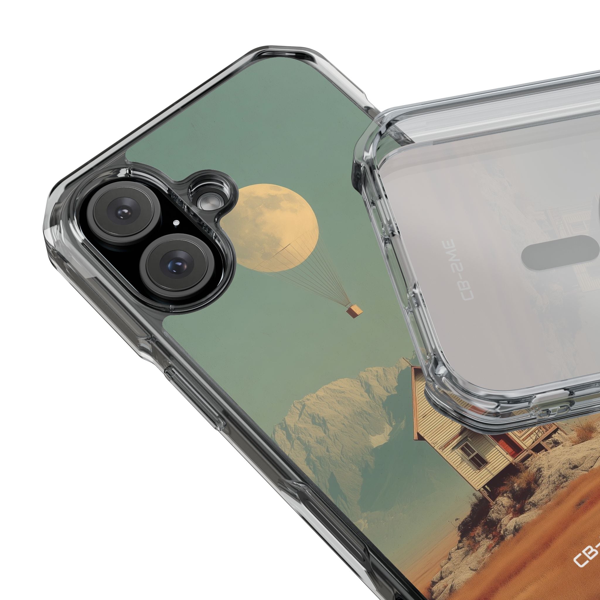 Moon Hovers Low iPhone Case - Impact