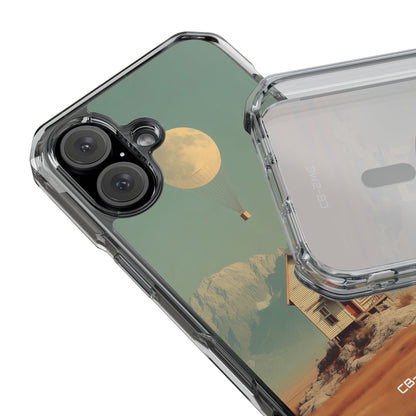 Moon Hovers Low iPhone Case - Impact
