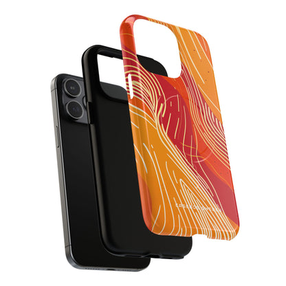 Gradient Flowwave Essence iPhone 15 | Tough+ Phone Case