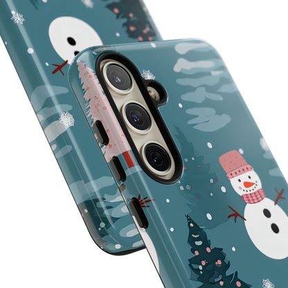 Snowmen Celebrate Together - Samsung Case
