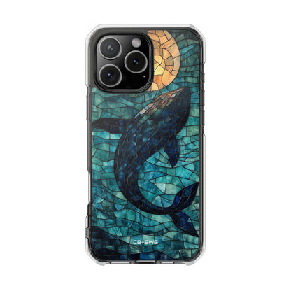 Whale Dives Upward iPhone Case - Impact
