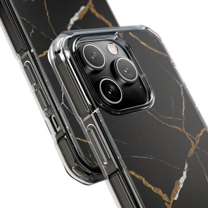 Golden Veins Emerge iPhone Case - Impact
