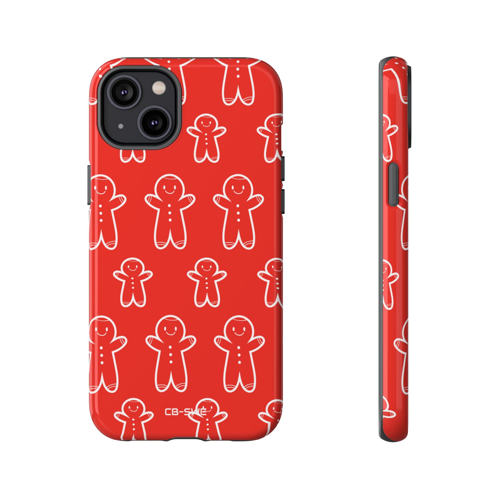 Gingerbread Men Play - iPhone Case