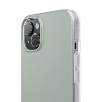 Aschgraue iPhone-Hülle – Flexi