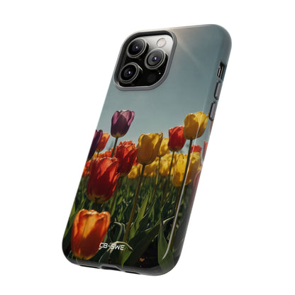 Tulips Embrace Sunlight - iPhone Case